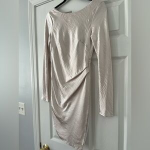 GORGEOUS Hello Molly Champagne Mini Dress, Size Small